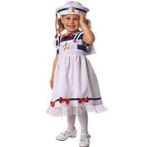  Sweet Sailor Costume Child Toddler 3T 4T Toys & Games