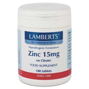 Lamberts Lamberts, Zinc 15mg, 180 Tablets.