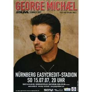  George Michael   25 Live Sommer 2007   CONCERT   POSTER 
