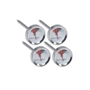 KitchenAid BBQ Stainless Steel Grilling Thermometers, Set of 4  