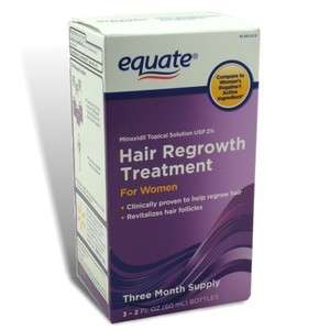 Hair Regrowth Minoxidil 2% for Women 6 fl oz   Equate  