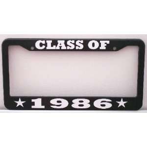  CLASS OF 1986 License Plate Frame Automotive