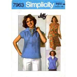  Simplicity 7963 Sewing Pattern Pullover Top Skirt Size 14 