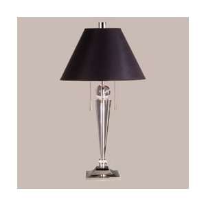   Laura Ashley SFE017 BTC001 Darcy Nickel Table Lamp