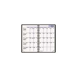    Recycled Monthly Planner,Black, 3 3/4 x 6, 2012