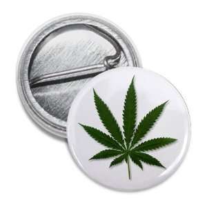  BEAUTIFUL GREEN Marijuana Pot Leaf 1 inch Mini Pinback 