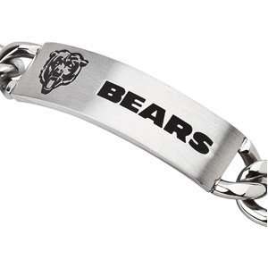   Inch Chicago Bears Team Name And Logo Id Bracelet CleverEve Jewelry
