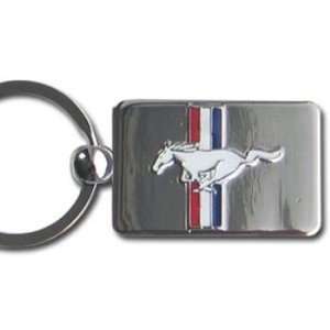  Ford Mustang Premium Chrome Keychain Automotive