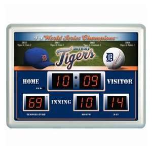  Detroit Tigers MLB 14 X 19 Scoreboard Clock Sports 