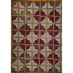  8x9 Hand Knotted Quilt N/A Rug   80x97