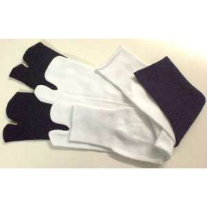  2 Pairs Black & White Japanese Ninja Tabi Socks COTTON 