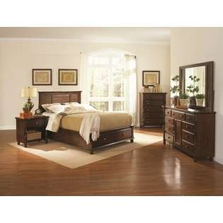   Bedroom Set with Jewelry Felt Lined Top Drawer Dresser 