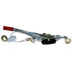 GL 4 Ton Hand Ratchet Hoist Come a Long Pulley Cable System 3 Hook 2 