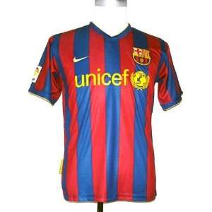 Barcelona home 09/10 # 14 Henry adult size Large soccer jersey  