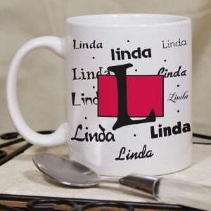  Personalized Name and Initial Mug