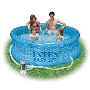 INTEX 8x30 Above Ground Easy Set Swimming Pool with Pump at  