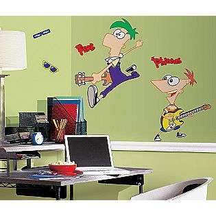 Phineas & Ferb Peel & Stick Giant Wall Decals  RoomMates Tools 