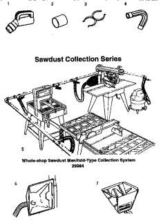 Craftsman Wet/dry vac Accessories and sawdust collection series Parts