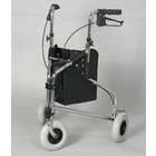 Alex Orthopedic 3 Wheeled Rollator, Burgundy