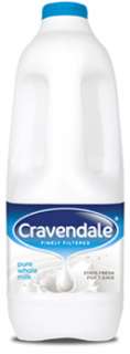 Cravendale pure whole milk.