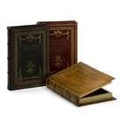   Home Furnishings Set of 3 Decorative Antique Style Classic Book Boxes