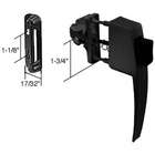 LAURENCE CRL Black Screen and Storm Door Push Button Latch with 1 
