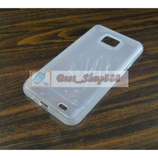 10pcs/Lot TPU Soft Case For Samsung Galaxy S II i9100 Smooth Gel Clear 