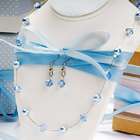   Gifts and Favors White Earrings & Necklace Set By Cathy Concepts