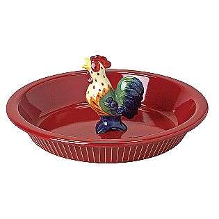   with Rooster Pie Bird  Pfaltzgraff For the Home Bakeware Pie Pans