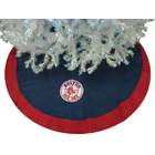 Scottish Christmas 48 Boston Red Sox MLB Plush Christmas Tree Skirt 