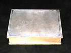 vintage silver crest sterling decorated bronze humidor 2265 one day