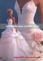 Full Skirt Princess Beaded BRIDAL WEDDING GOWNS/Dress~  