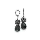 Black Hills Gold Tricolor 10K Dangling Leaf Cluster Earrings