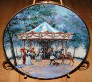 CAROUSEL MEMORIES The Franklin Mint Collectible Plate  