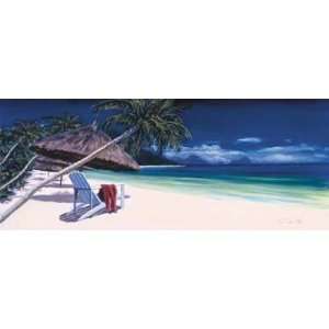 Secluded Beach II   D. J Smith 40x16 CANVAS 