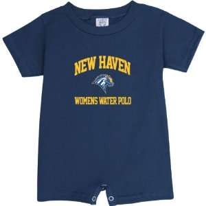   Chargers Navy Womens Water Polo Arch Baby Romper 