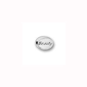  Charm Factory Pewter Beauty Mini Message Bead Arts 