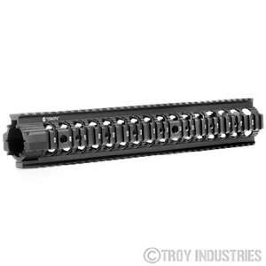  Troy 13.8 MRF RX Firearm Battle Rail   Black Everything 