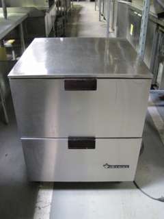 URD 27 SST Victory Undercounter Refrigerator 9720, 2 Drawers 