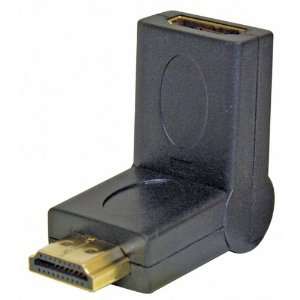   Right Angle 180º Adjustable Male to Female HDMI Adapter (Cable Zone