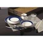 Essential Home 32Pc Blue Band Infinitas Dinnerware Set