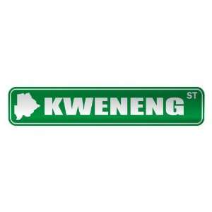   KWENENG ST  STREET SIGN CITY BOTSWANA