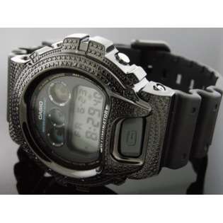 Men Casio G Shock 0.15CT Diamond Black Face Watch 6900  G shock 