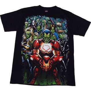 Mad Engine Marvel Comics Secret Invasion Skrull Nation Mens T Shirt at 