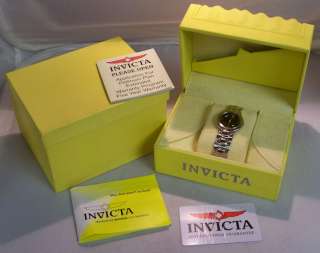 Mens Invicta Magro Gold Watch #9347 With Case & Papers  