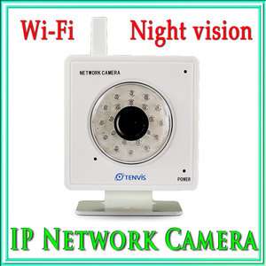 Wi Fi Wireless Network IP Camera Two Audio Security WiFi 21 LED White 
