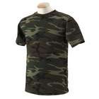 Code V Camouflage T Shirt   GREEN WOODLAND   2XL