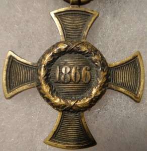 1866 Bavarian Miitary War Campaign Cross  