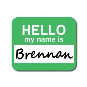  Brennan Hello My Name Is Mousepad Mouse Pad