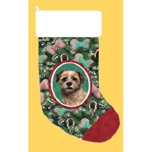  Border Terrier Wheaten Christmas Stocking 